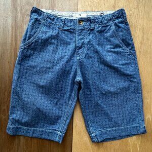 SCOTCH & SODA BUTTON FLY CLASSIC FLAT FRONT Men’s Lightweight Casual Shorts 32